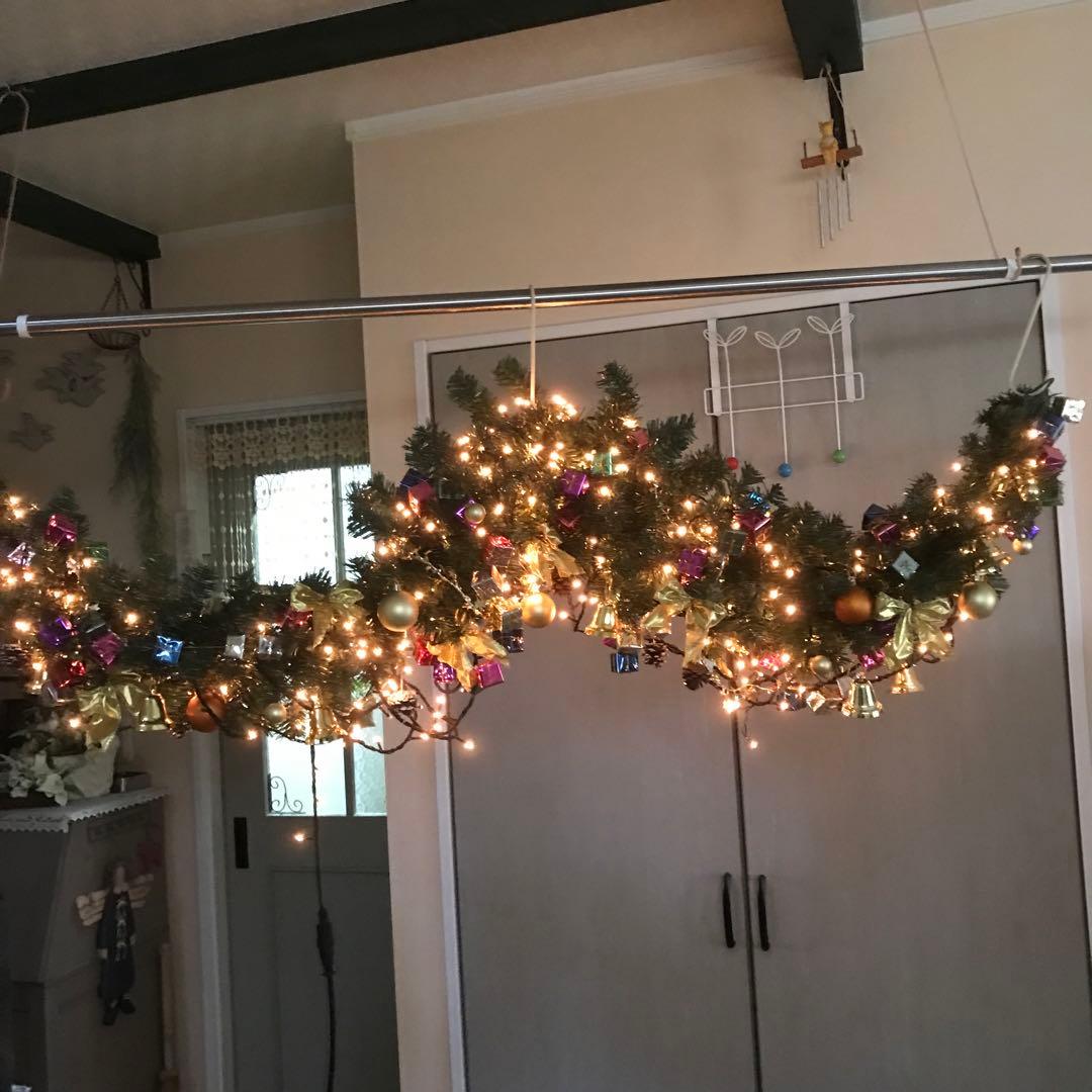 クリスマスイルミネーションガーランド