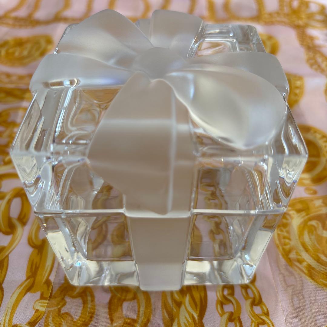ティファニー　TIFFANY　クリスタルボウボックス　小物入れ