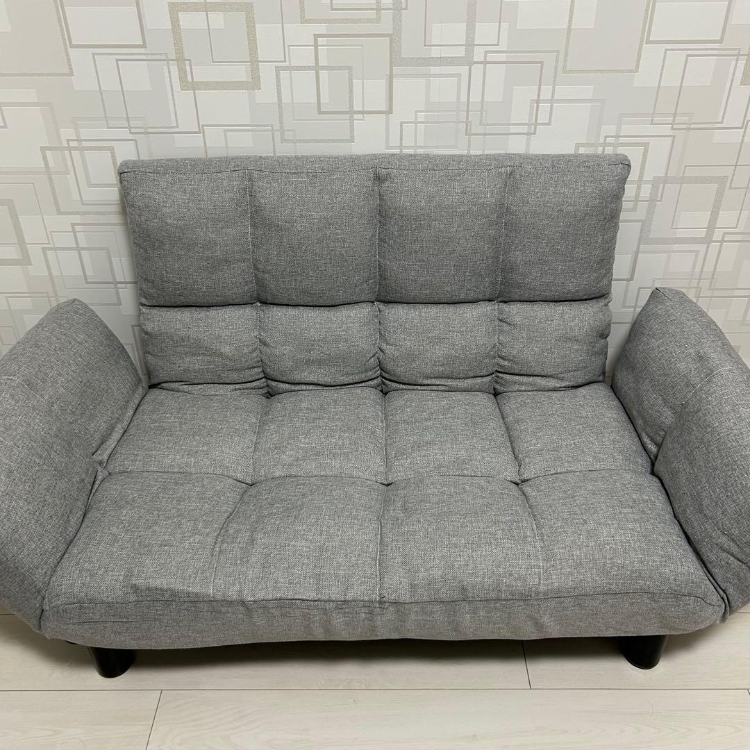 【美品！】ニトリ ソファ グレー 2人がけ オシャレ