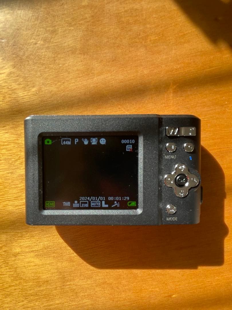 【超美品】KEIYO コンパクトデジタルカメラ AN-OCD001(BK)