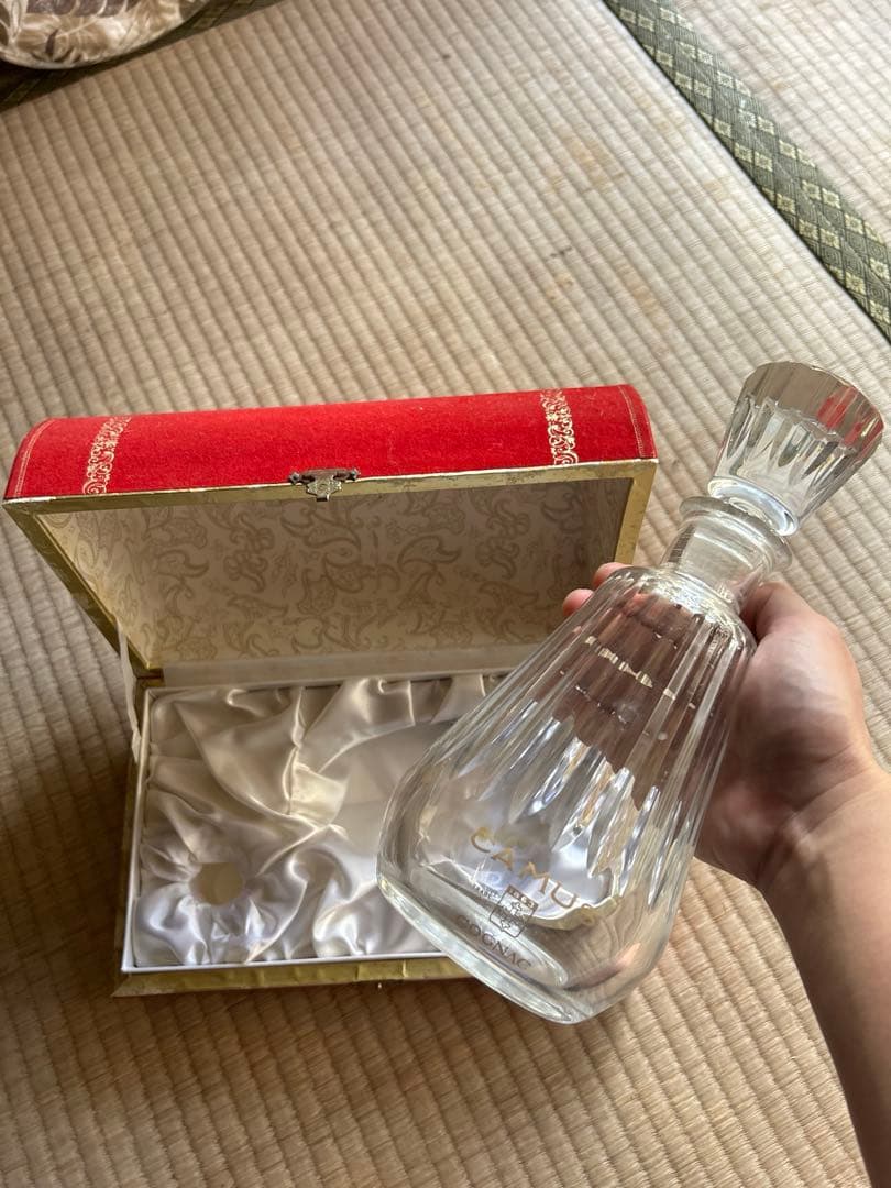 CAMUS カミュ カラフェ Baccarat バカラ クリスタル空き瓶　箱付