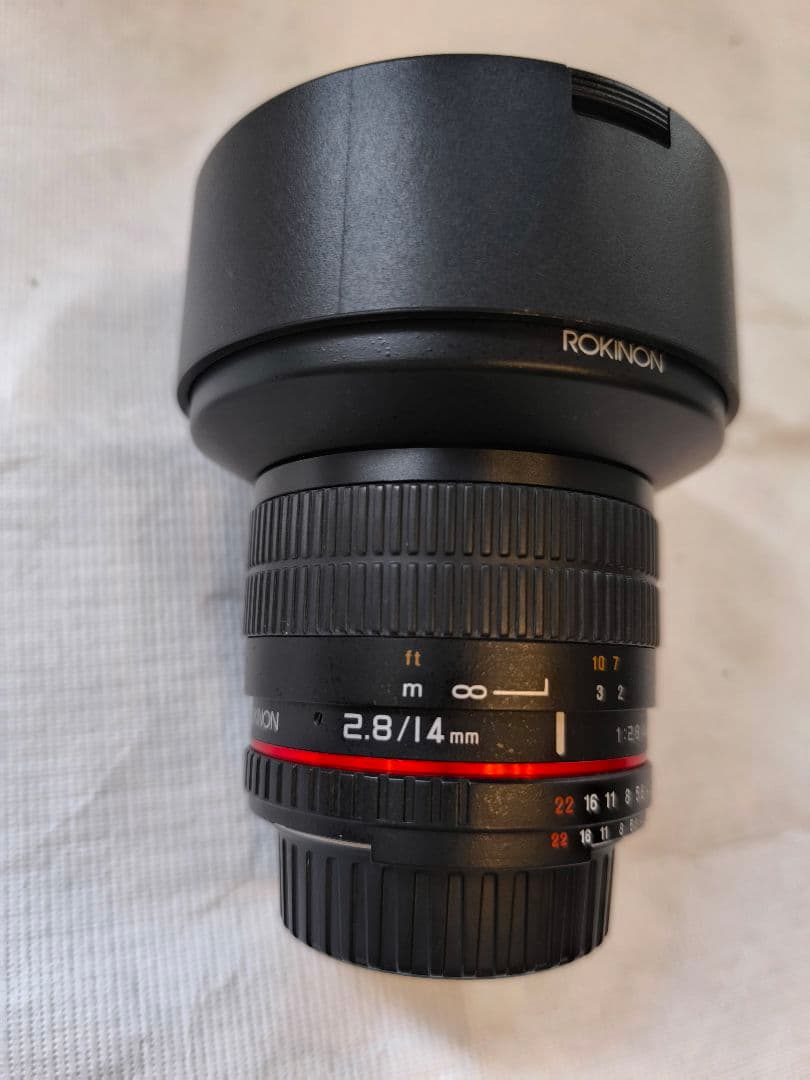 【中古】 ROKINON 14mm F2.8 （ニコンF用）