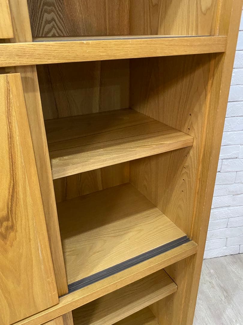 【東京都内23区配送無料】フランフラン アコルド タモ材 ブックシェルフ 本棚