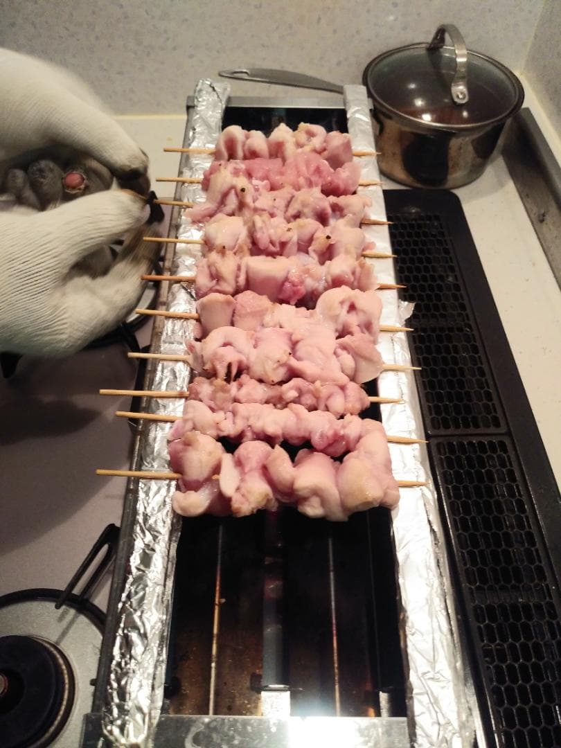 焼鳥コンロ 値下げ1 プロパンガス 2本バーナー 日本製 やきとり 串焼き鳥