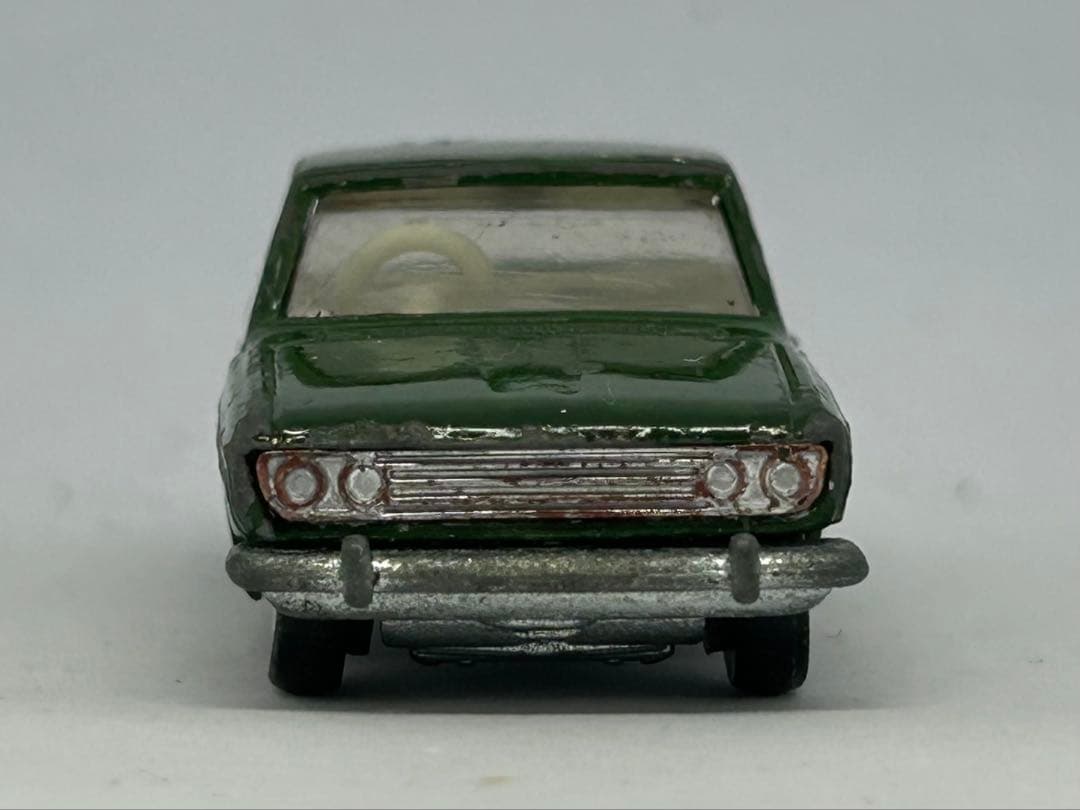 トミカ No.1 ブルーバード SSS クーペ 日本製 黒箱 1A 緑