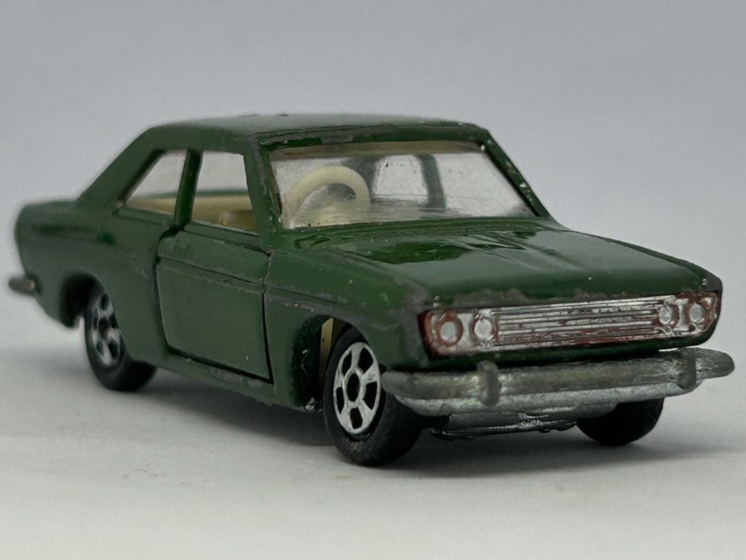 トミカ No.1 ブルーバード SSS クーペ 日本製 黒箱 1A 緑
