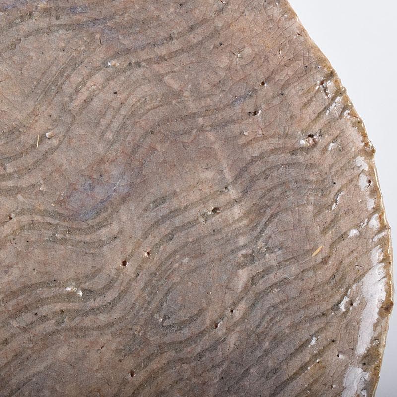 和食器　萩焼　十一世　坂高麗左衛門作　銘々皿　六客　共箱　V　R8630