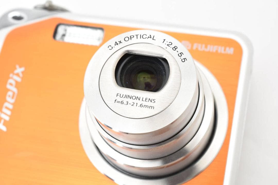 ■ 美品 ■ 富士フィルム　FUJIFILM FinePix V10 オレンジ