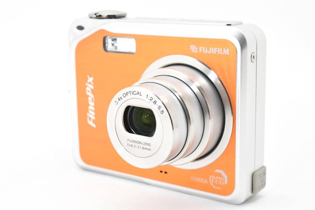 ■ 美品 ■ 富士フィルム　FUJIFILM FinePix V10 オレンジ