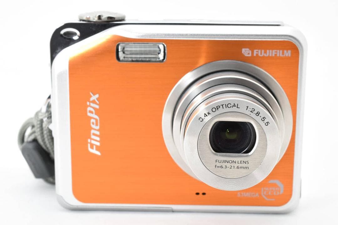 ■ 美品 ■ 富士フィルム　FUJIFILM FinePix V10 オレンジ