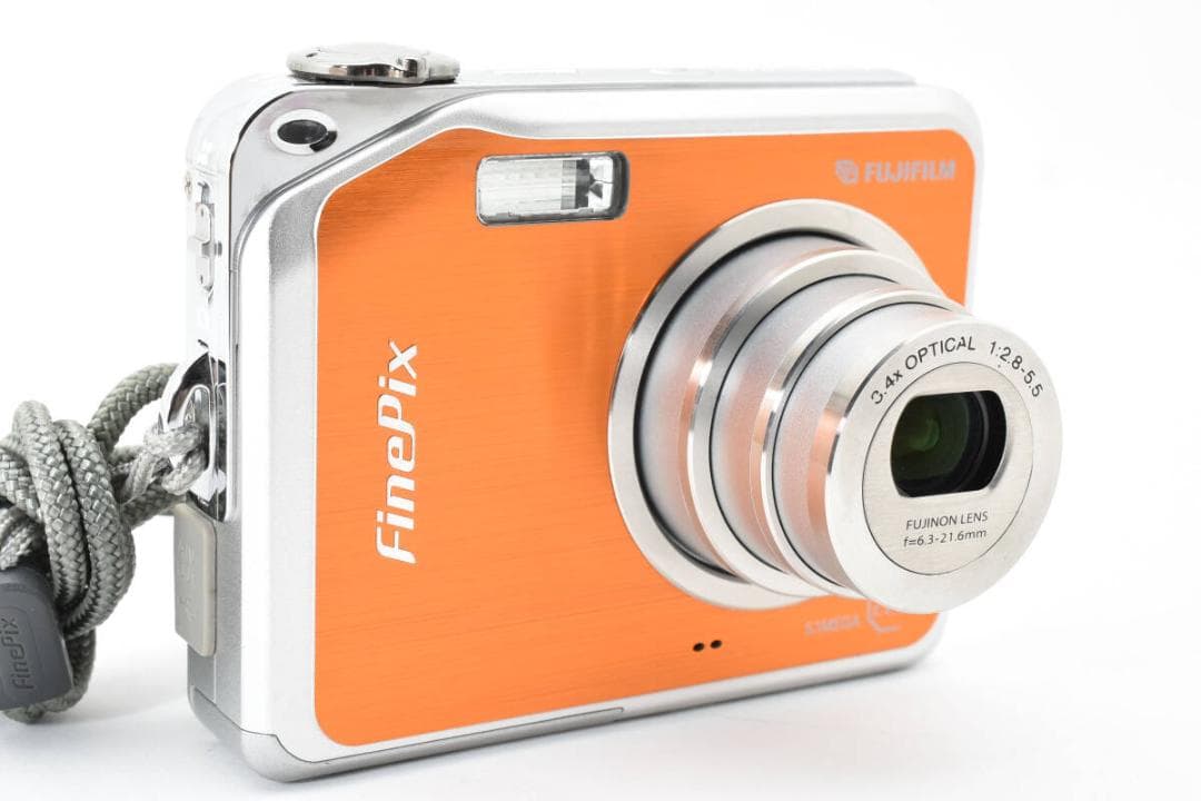 ■ 美品 ■ 富士フィルム　FUJIFILM FinePix V10 オレンジ