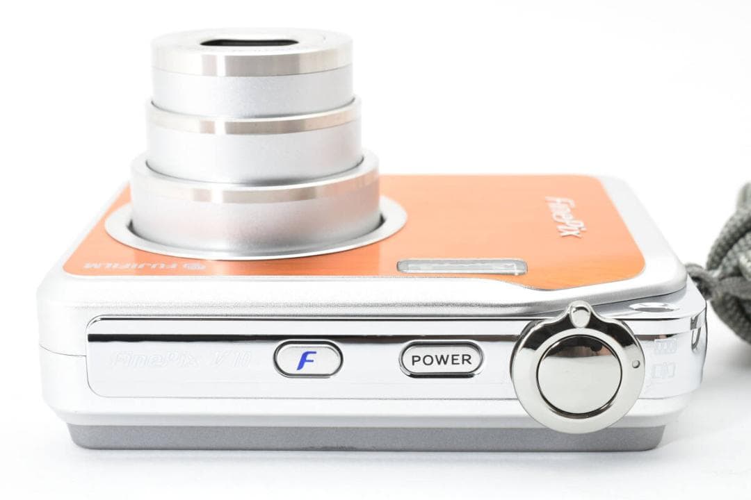 ■ 美品 ■ 富士フィルム　FUJIFILM FinePix V10 オレンジ