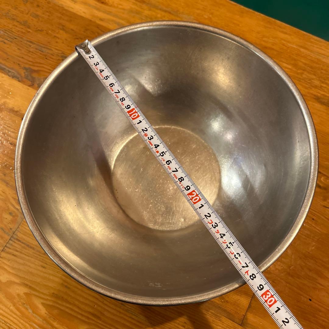 業務用ステンレス製ボウルとざるセット