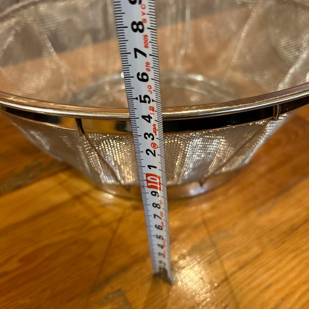 業務用ステンレス製ボウルとざるセット