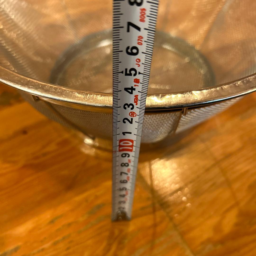 業務用ステンレス製ボウルとざるセット