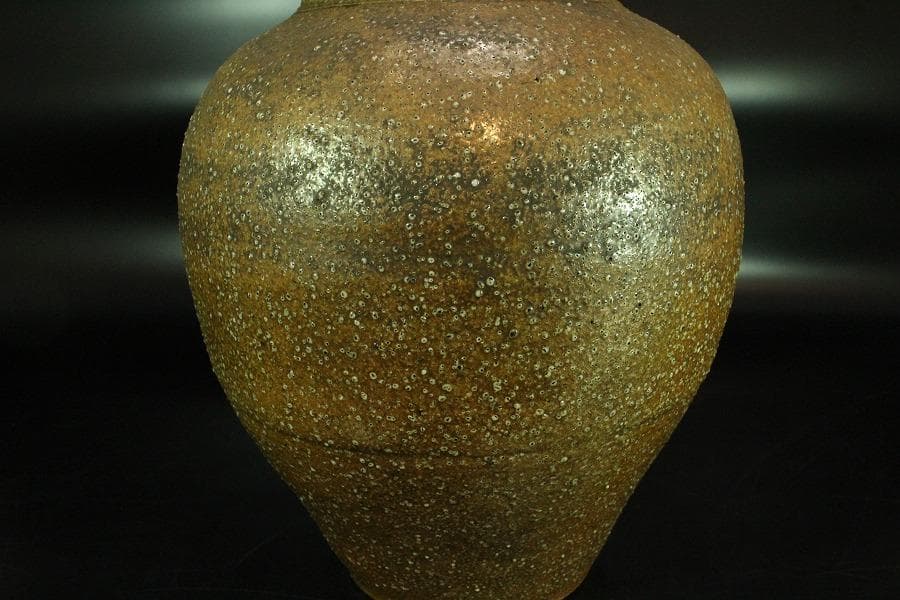 古い 信楽 茶壷 六古窯(K-XA845)