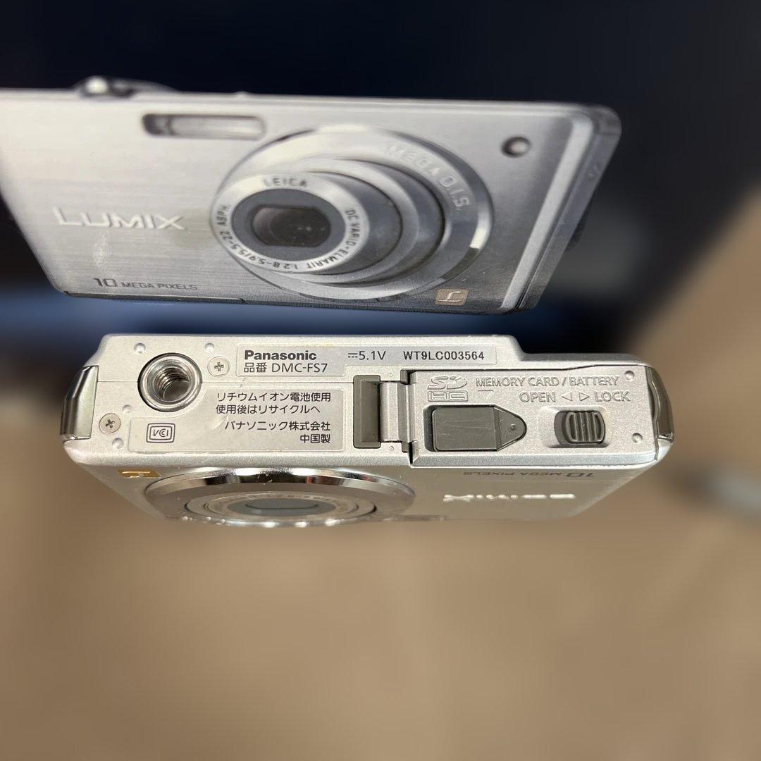 LUMIX DMC-FS7 シルバー デジタルカメラ　【動作確認済】