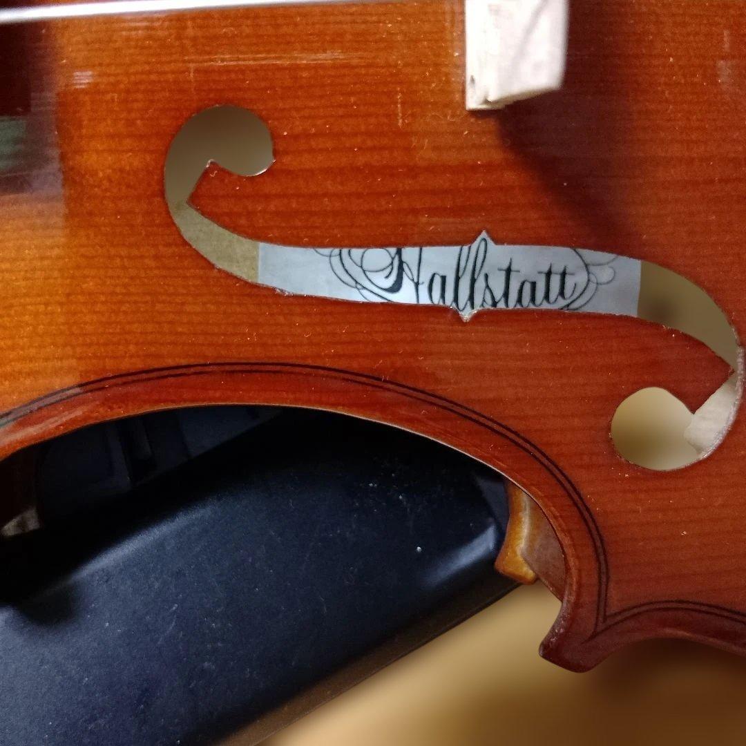 ♥初心者大人用♥ハルシュハットバイオリン4/4♥弓ケ―ス松脂調弦笛ストラップ付