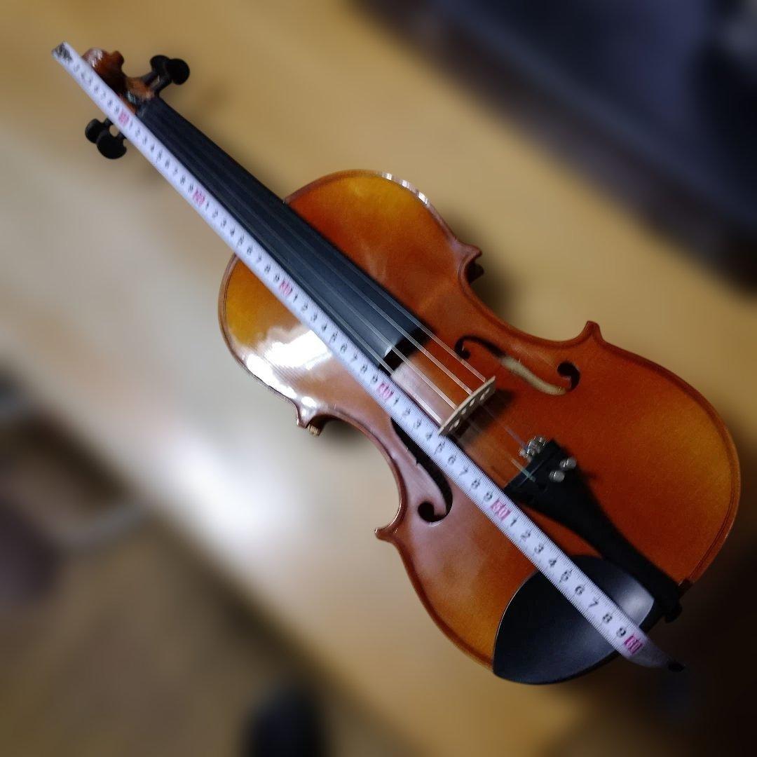 ♥初心者大人用♥ハルシュハットバイオリン4/4♥弓ケ―ス松脂調弦笛ストラップ付