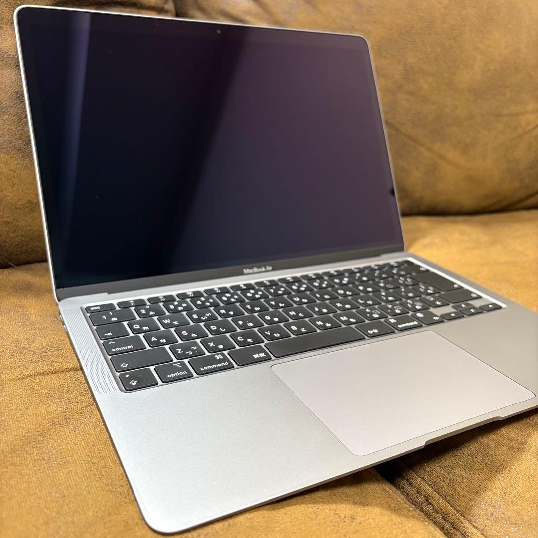 【極美品】Apple MacBook Air (M1, 2020)充放電17回
