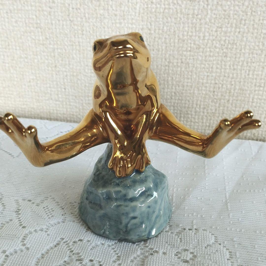 ロイヤルコペンハーゲン　幸運のカエル　置物