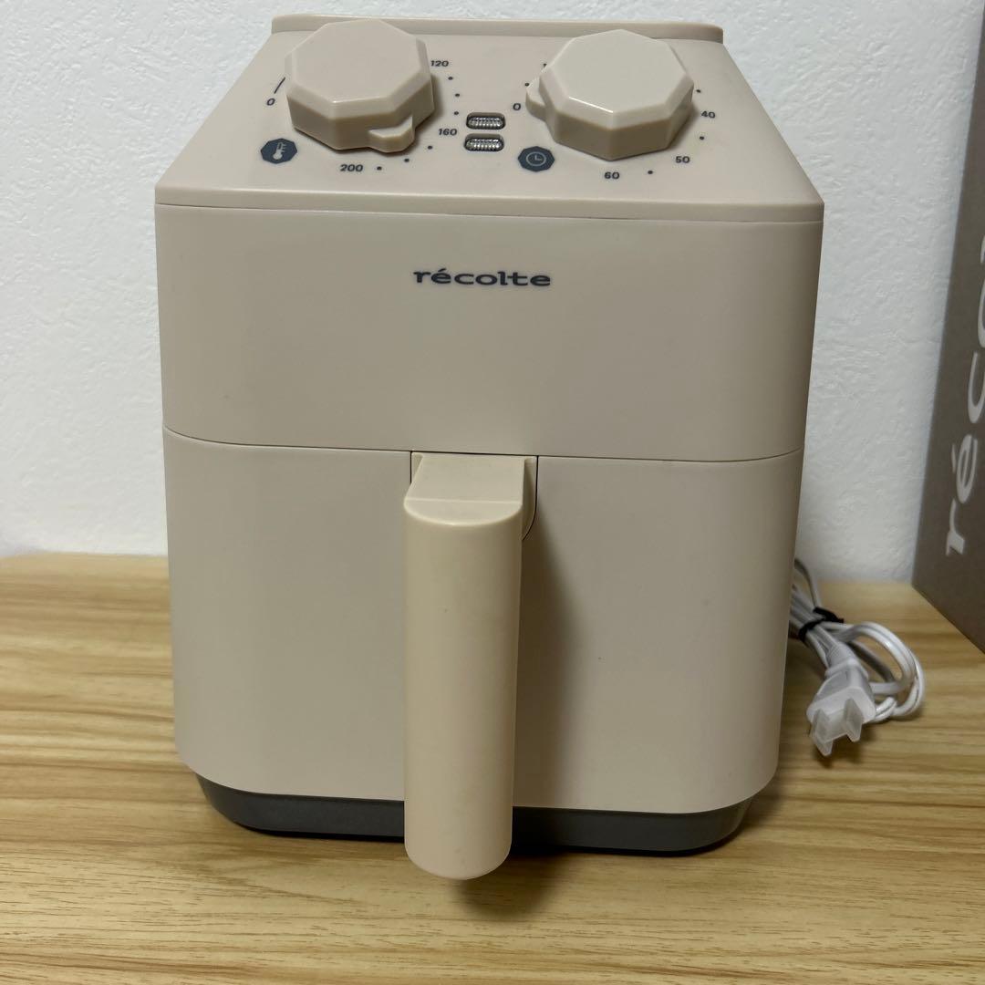 美品　recolte エアーオーブン（オフホワイト）