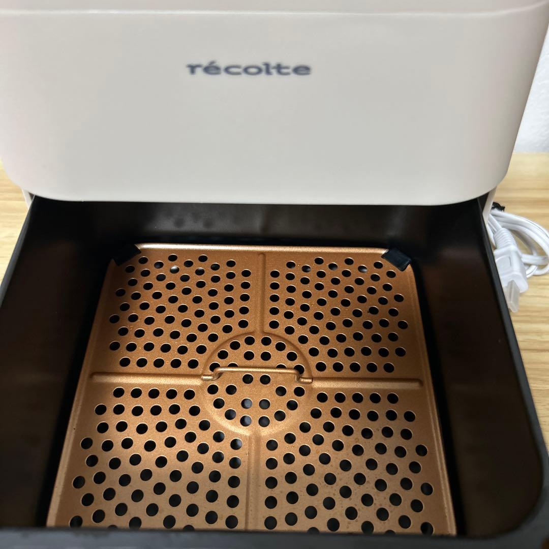 美品　recolte エアーオーブン（オフホワイト）