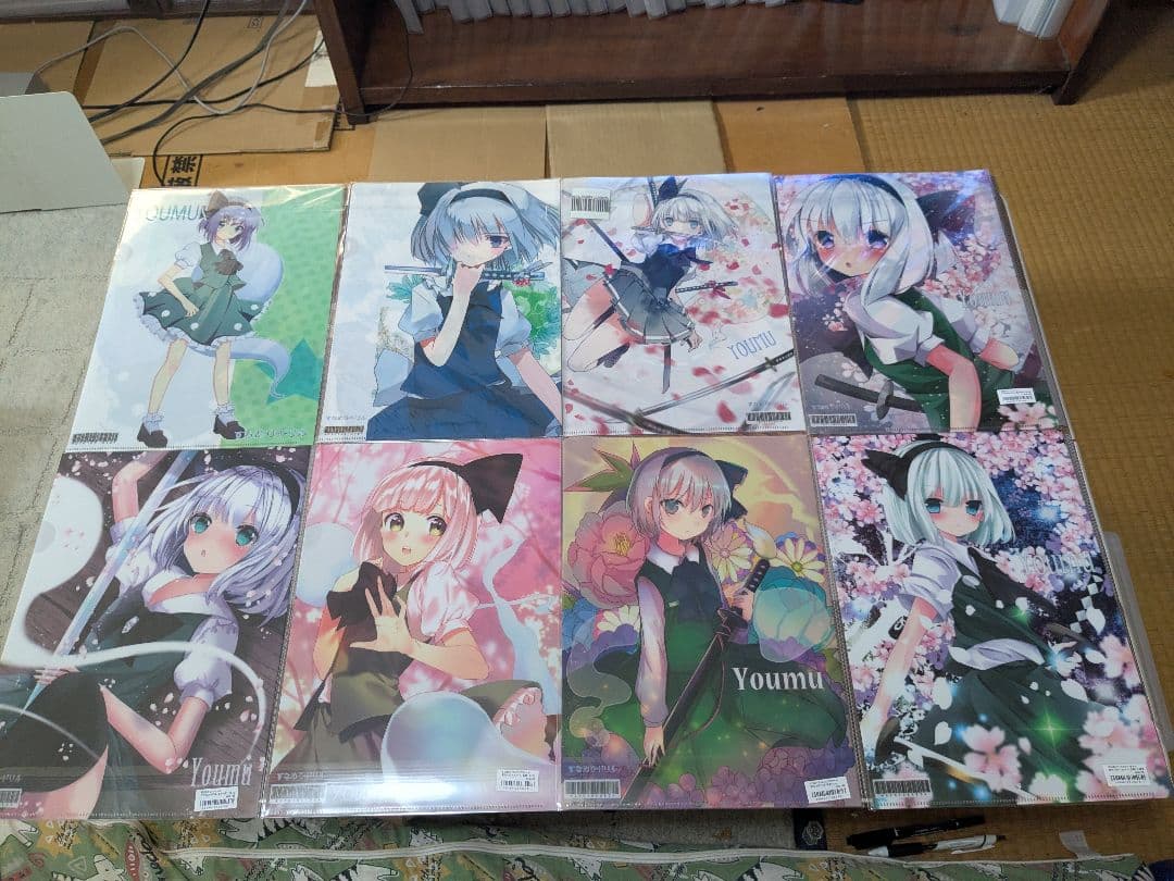 東方project　魂魄妖夢 A4クリアファイル 14枚セット①