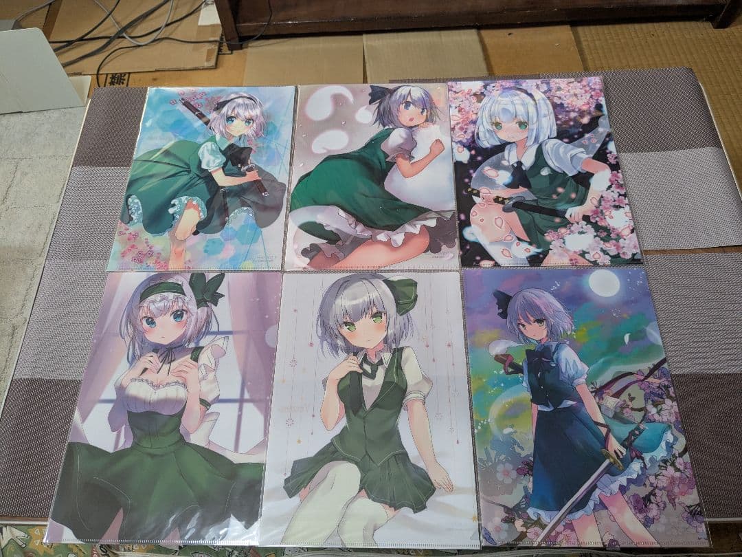 東方project　魂魄妖夢 A4クリアファイル 14枚セット①