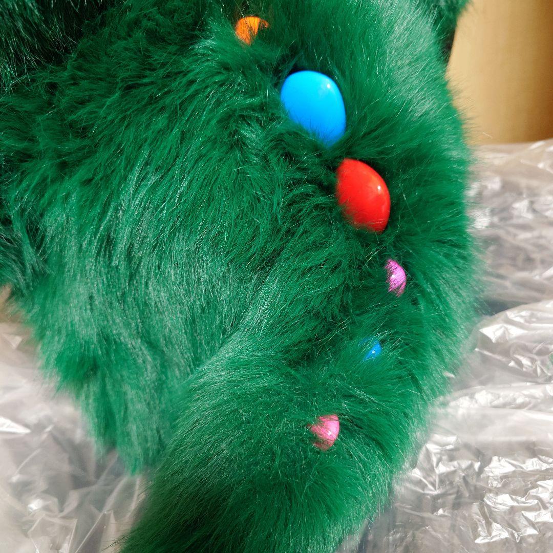 超特大60cmジモモ カラフルテール 特注モデル ダークグリーン 新品・未使用