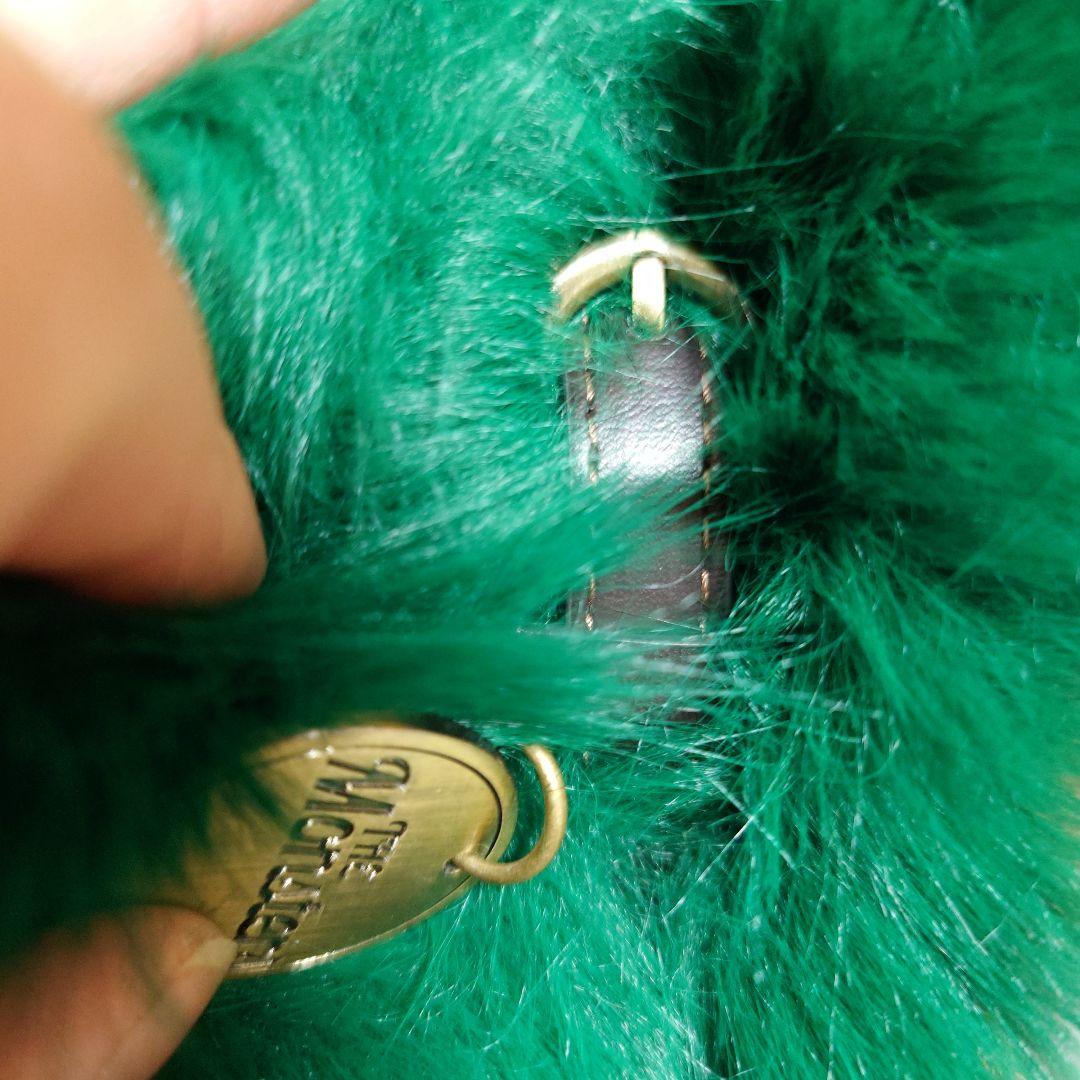 超特大60cmジモモ カラフルテール 特注モデル ダークグリーン 新品・未使用