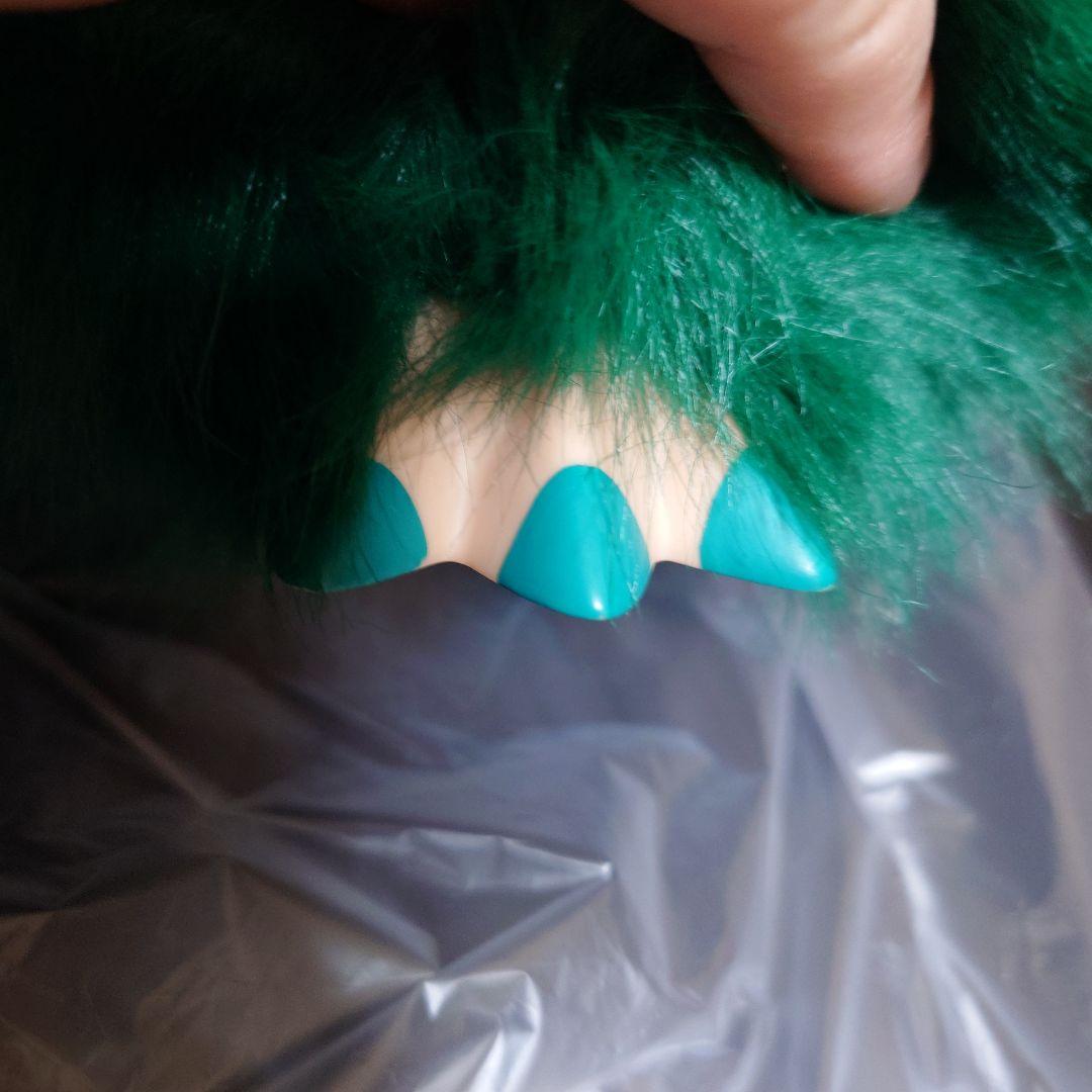 超特大60cmジモモ カラフルテール 特注モデル ダークグリーン 新品・未使用