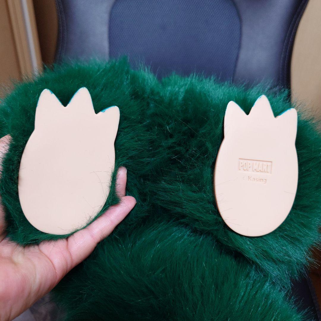 超特大60cmジモモ カラフルテール 特注モデル ダークグリーン 新品・未使用