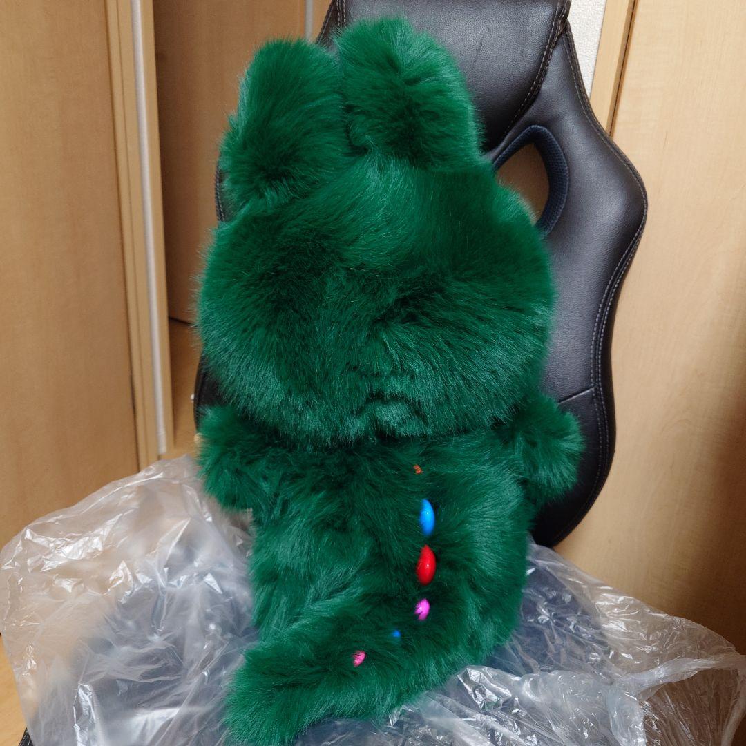 超特大60cmジモモ カラフルテール 特注モデル ダークグリーン 新品・未使用