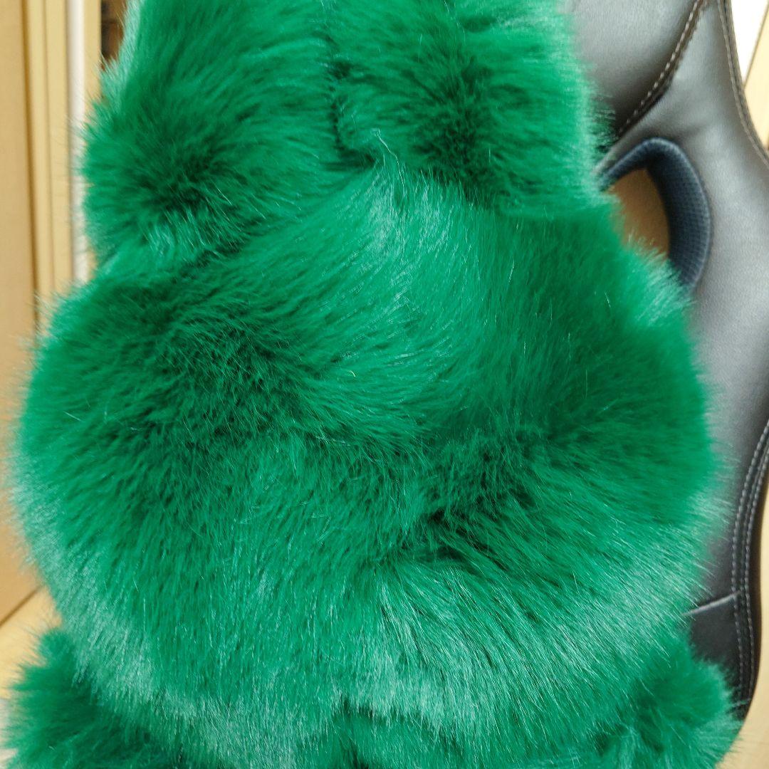 超特大60cmジモモ カラフルテール 特注モデル ダークグリーン 新品・未使用