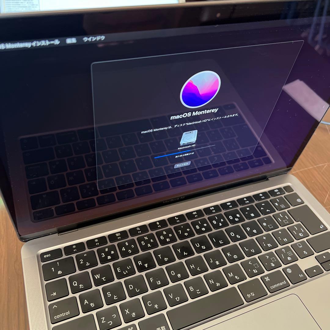 MacBook Air 13-inch M1 2020 充放電回数16回　美品