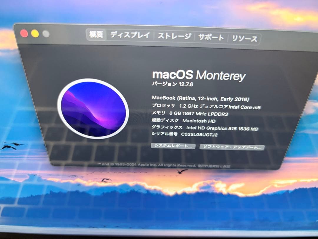 Apple MacBook 12インチ　ゴールド