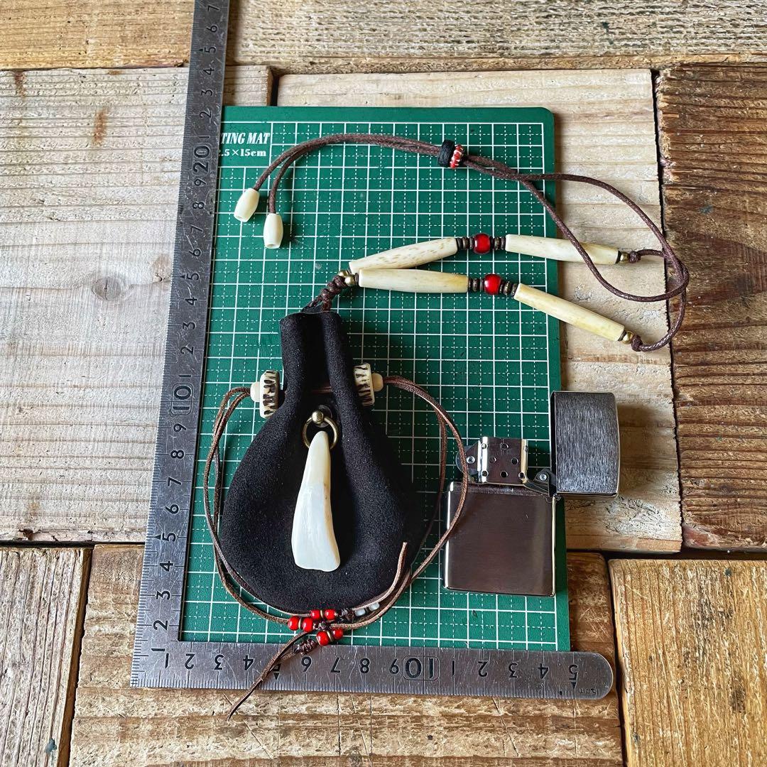 バッファローTooth ネックポーチ&zippo 2点セット単品orセット選択可