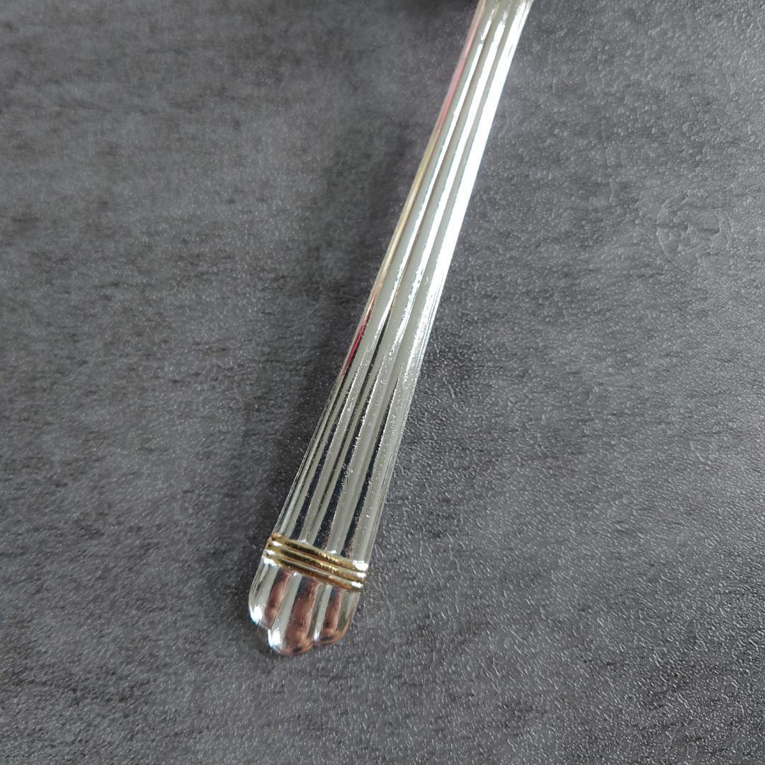 希少 クリストフル アリアゴールドリング ソーススプーン 1点