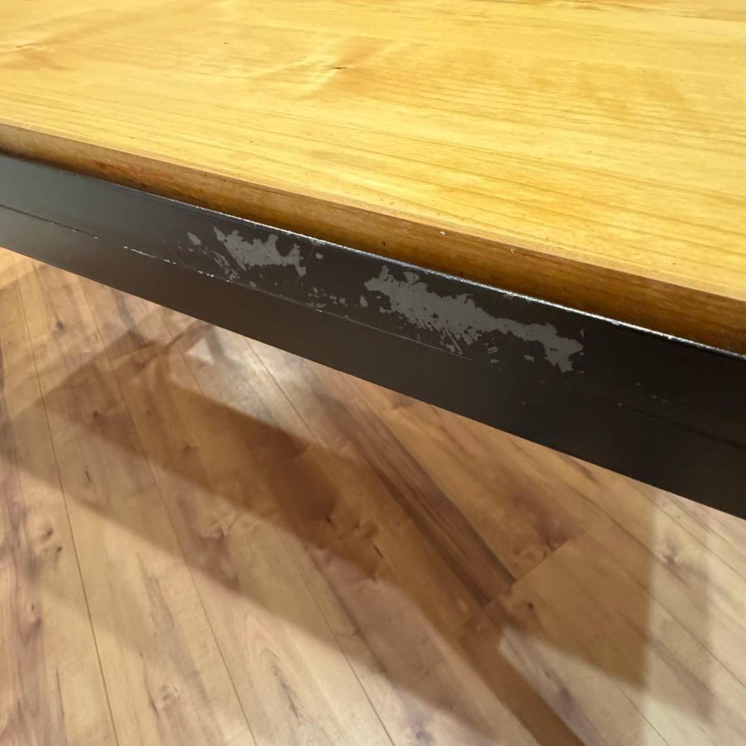 【引取り値引有】graf ワークテーブル　ガラス天板付　ダイニング　作業台　店舗