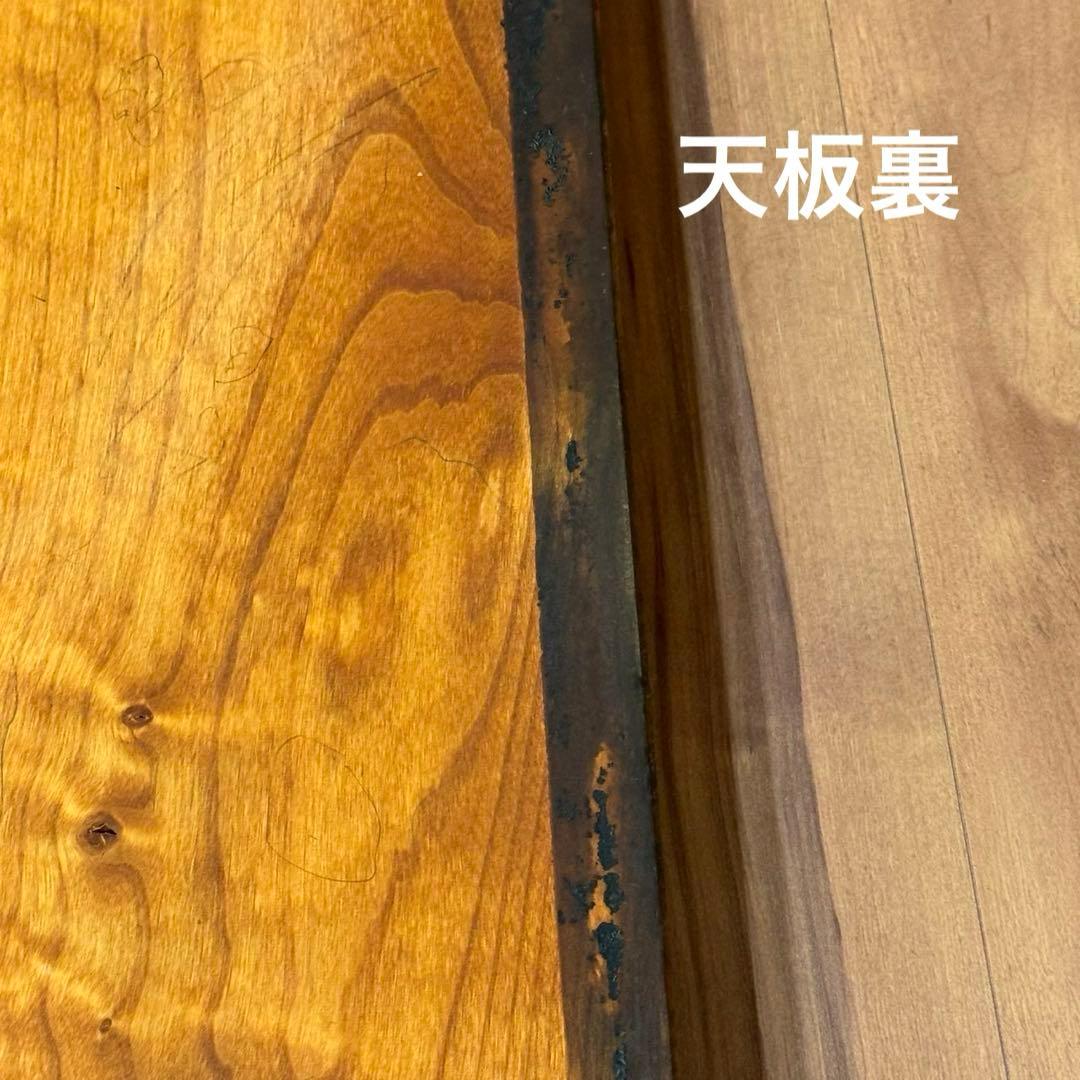 【引取り値引有】graf ワークテーブル　ガラス天板付　ダイニング　作業台　店舗