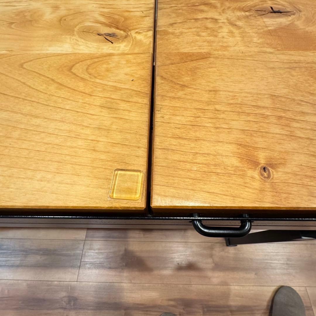 【引取り値引有】graf ワークテーブル　ガラス天板付　ダイニング　作業台　店舗