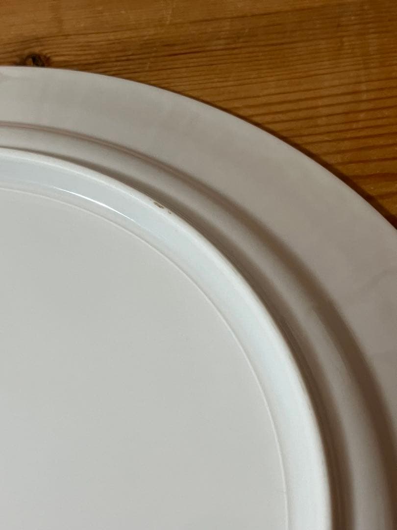 【ロイヤルコペンハーゲン】ホワイトフルーテッドハーフレースプレート25cm 4枚