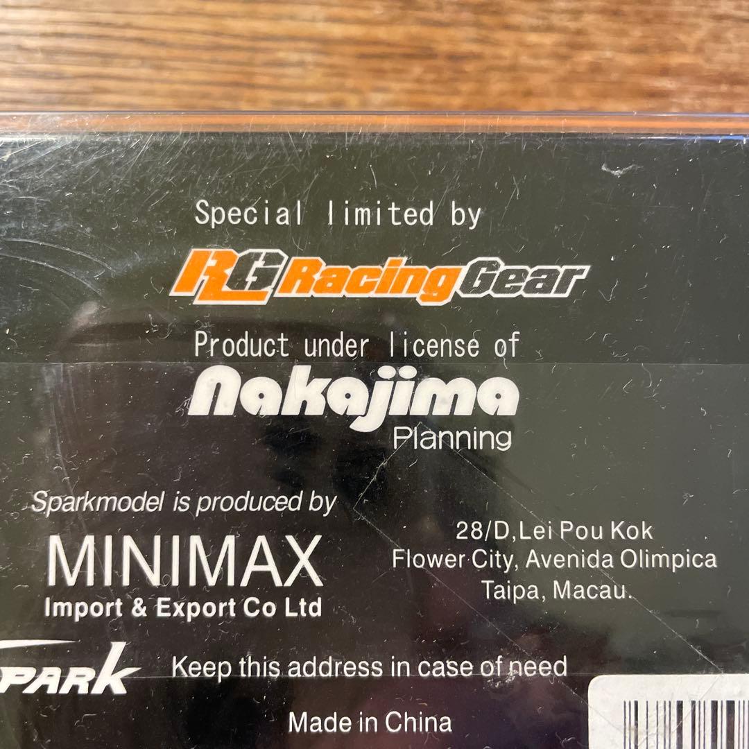 絶版　RG特注　1/43 ロータス　101 オーストラリアGP 1989 中嶋悟