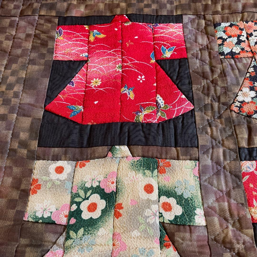 パッチワーク　タペストリー　ハンドメイド