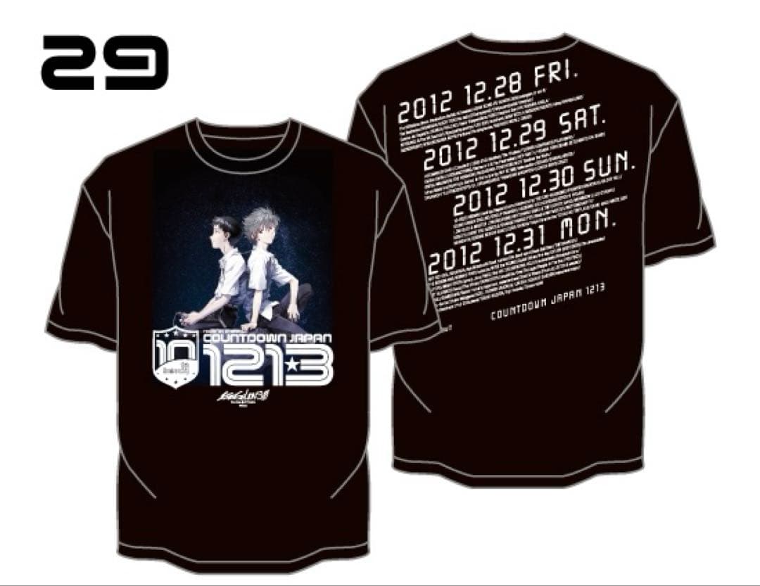 CDJTシャツ　エヴァコラボ　シンジ&カヲル