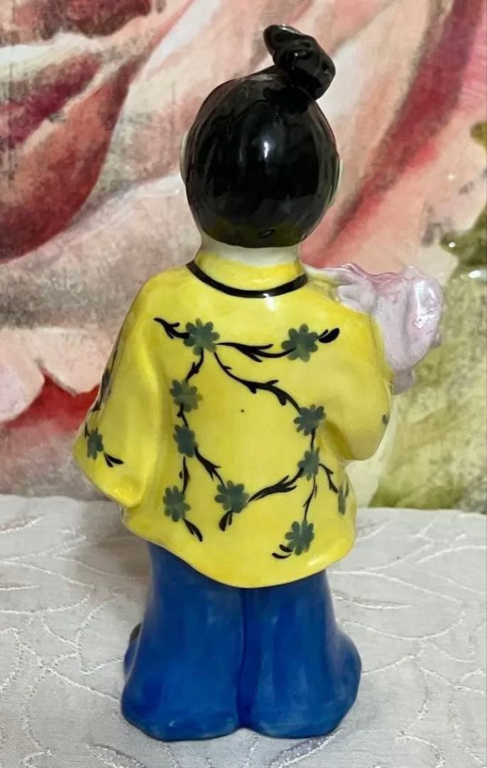 ［希少］HEREND ヘレンド　 花束を持つシノワズリ人形