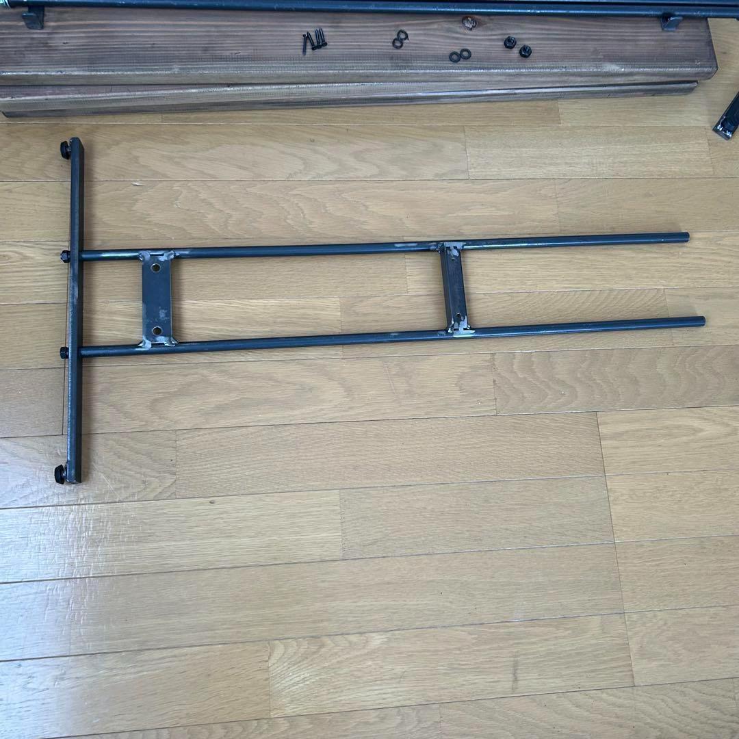 ☆2段棚　ラック　アンティーク風　ハンドメイド　　アイアン家具