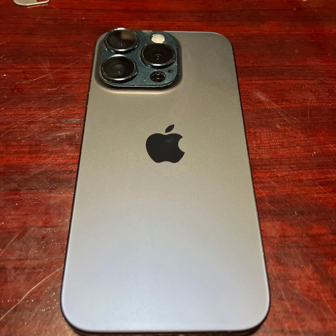 iPhone 15 Pro ブルーチタニウム 本体　iFace ケース付き