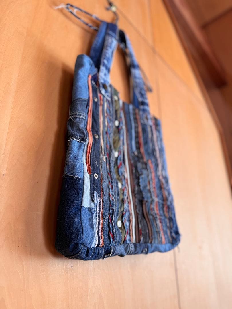 ●本日限定早割価格●SAYOCAFE、デニム再構築のオリジナルバッグ